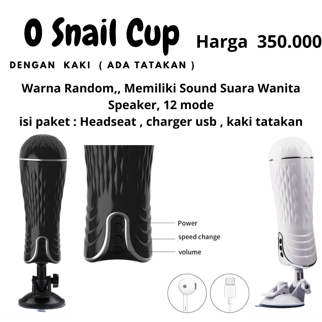 Snail Cup Kaki Mermaid